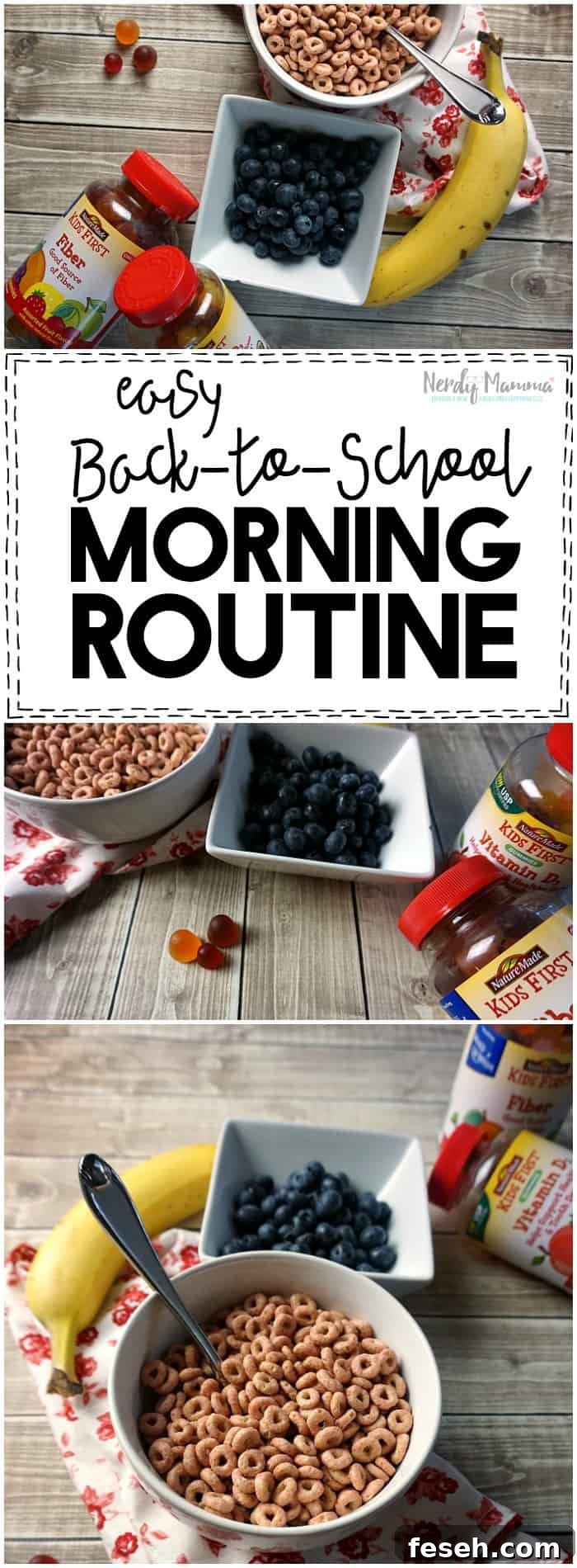 I love this free printable back to school morning routine! So simple--but super helpful for the kids!