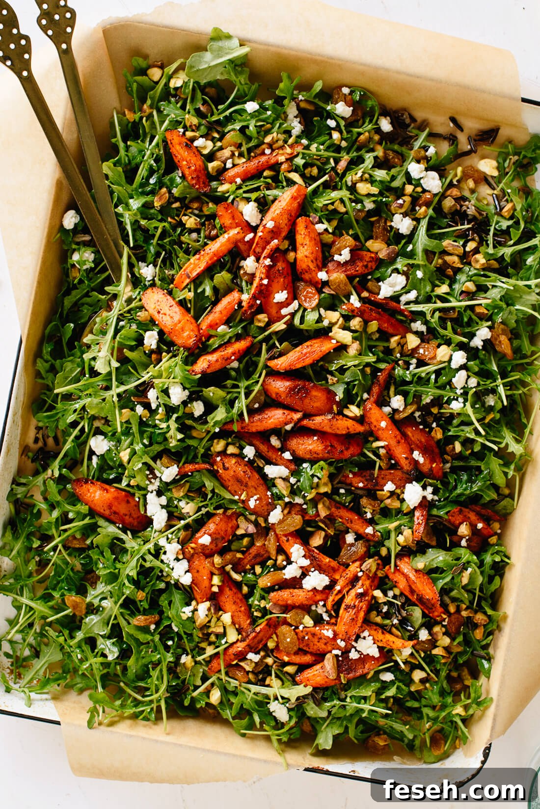 Moroccan Roasted Carrot, Arugula, and Wild Rice Salad