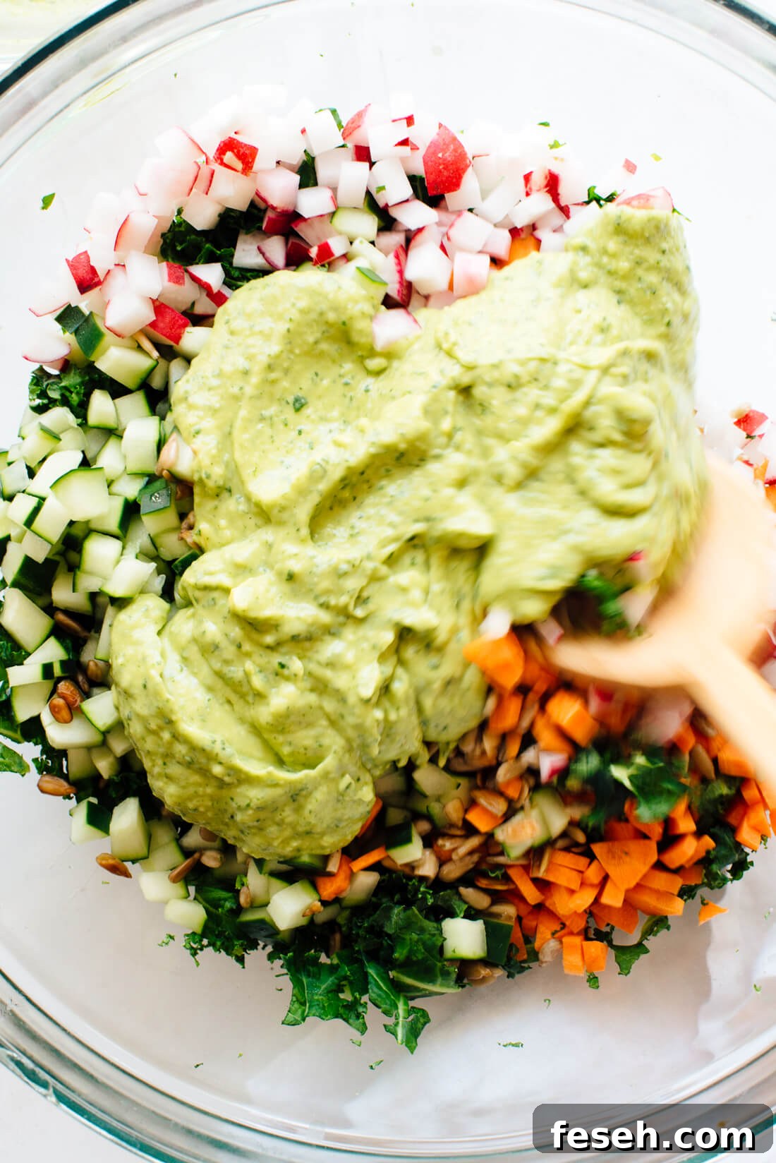 Green Goddess Kale Salad