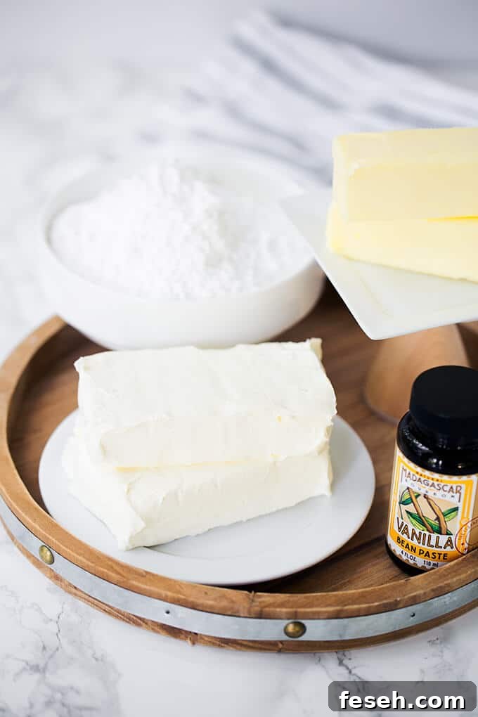 Cream Cheese Frosting Ingredients