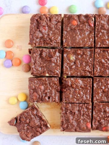 Overhead shot of chocolate biscuit cake