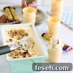 no churn ice cream in loaf
