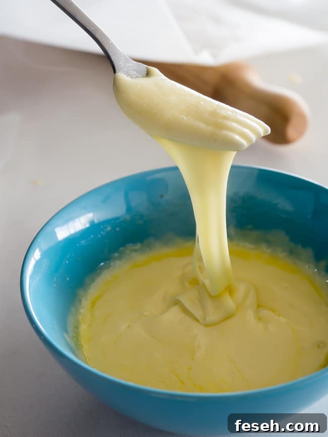 Melting mozzarella for dough