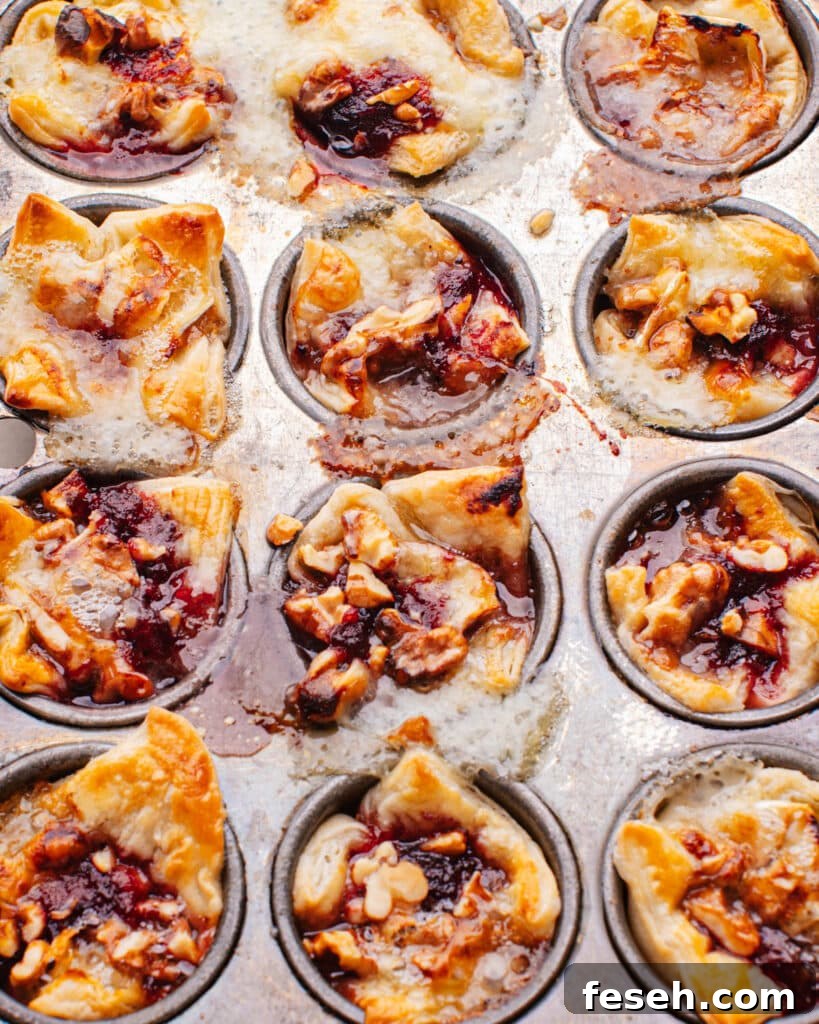 Baked Brie Appetizer in Mini Muffin Tin