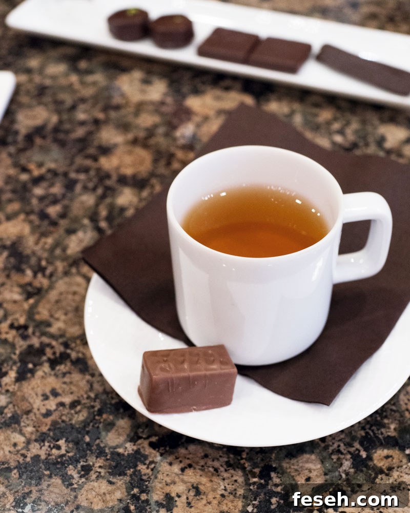 Tea and Chocolate Pairings at La Maison du Chocolate