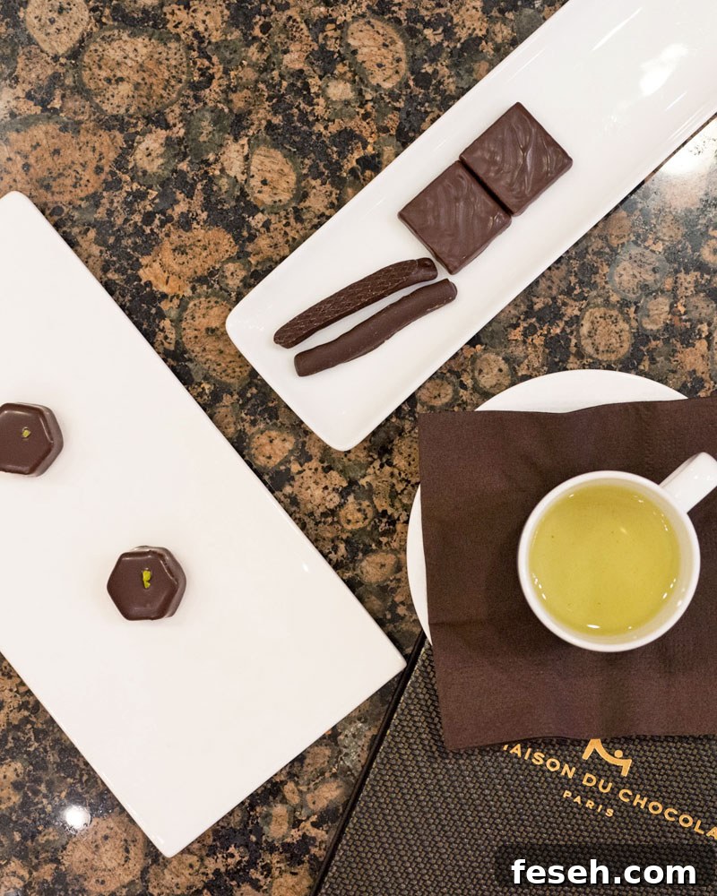 Tea and Chocolate Pairings at La Maison du Chocolate