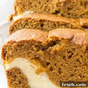 Cream Cheese Filled Pumpkin Bread recipe