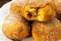 Air Fryer Apple Pie Stuffed Biscuits Recipe