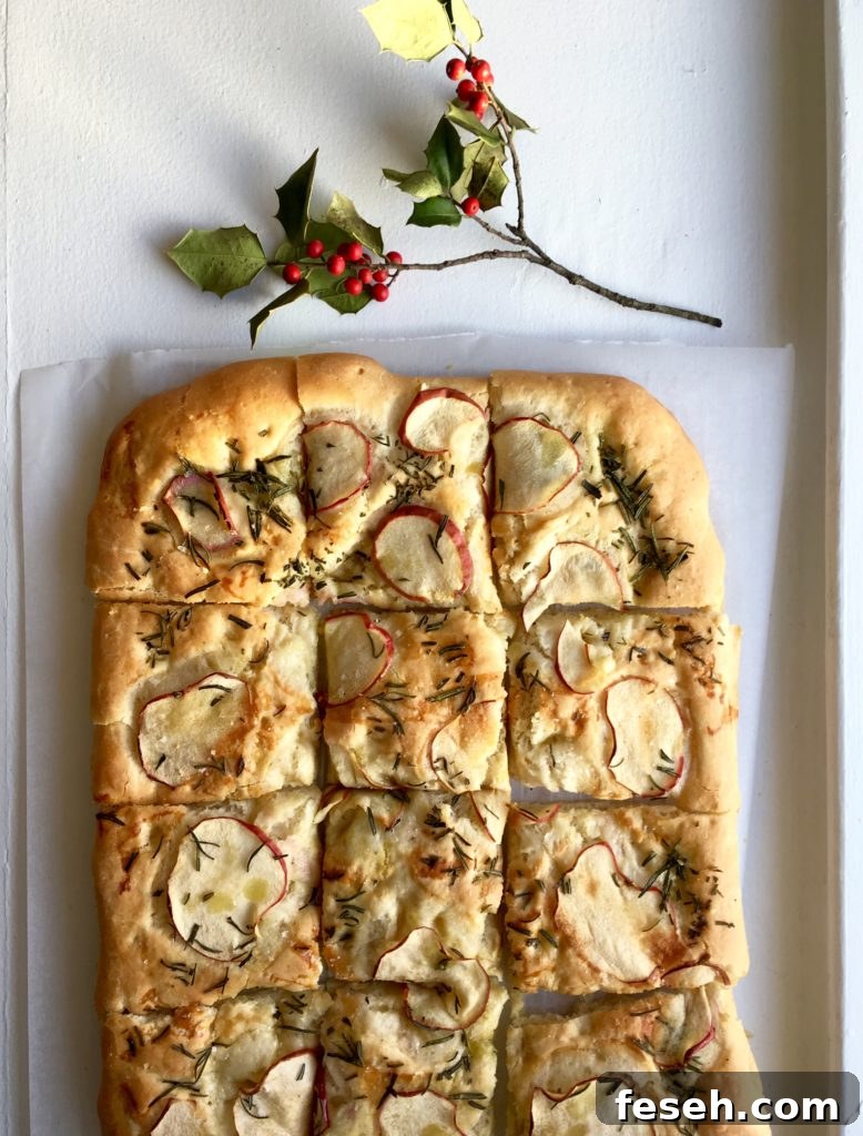 Apple and Rosemary Focaccia