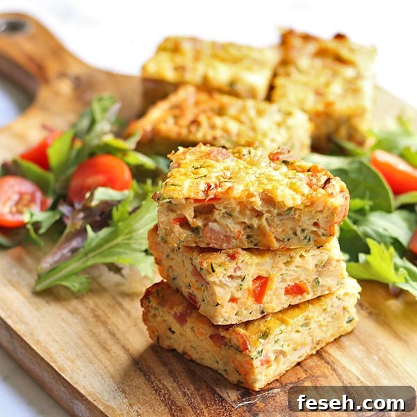 bacon and vegetable slice