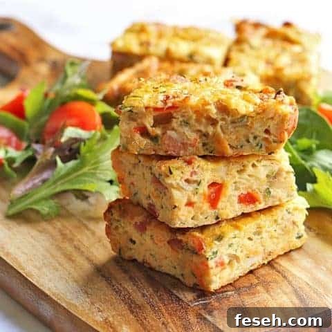 bacon and vegetable slice