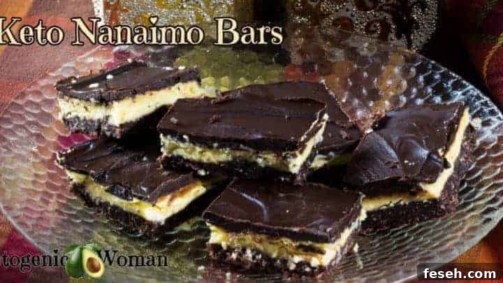 Keto Nanaimo Bars Recipe