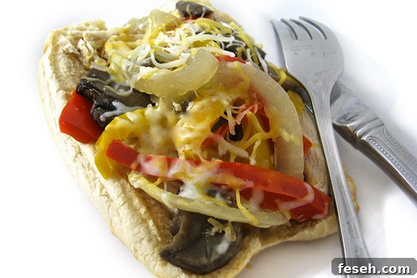 Skinny Philly Chicken Cheesesteak Sandwiches in the Crock-Pot
