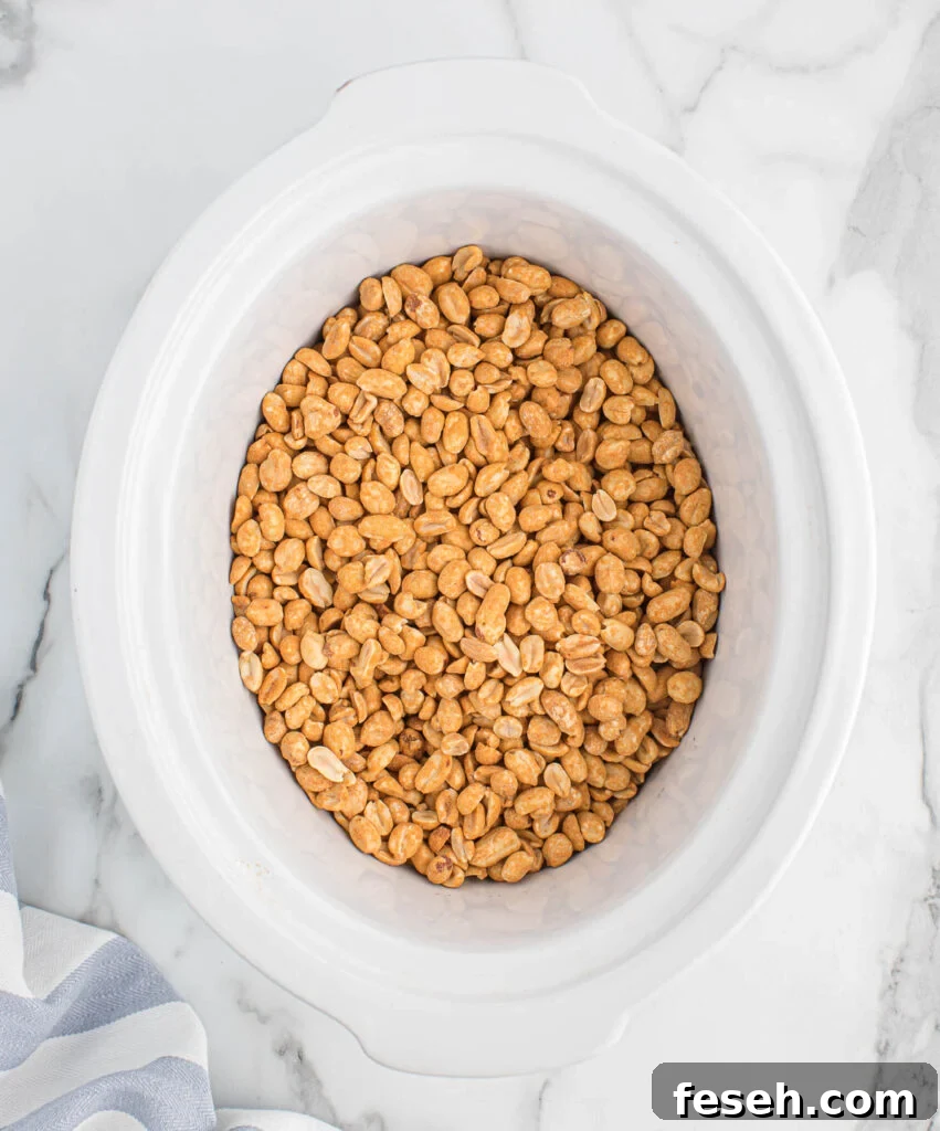 peanuts in a slow cooker