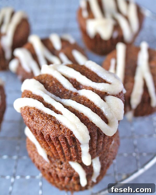 Paleo Gingerbread Muffins 