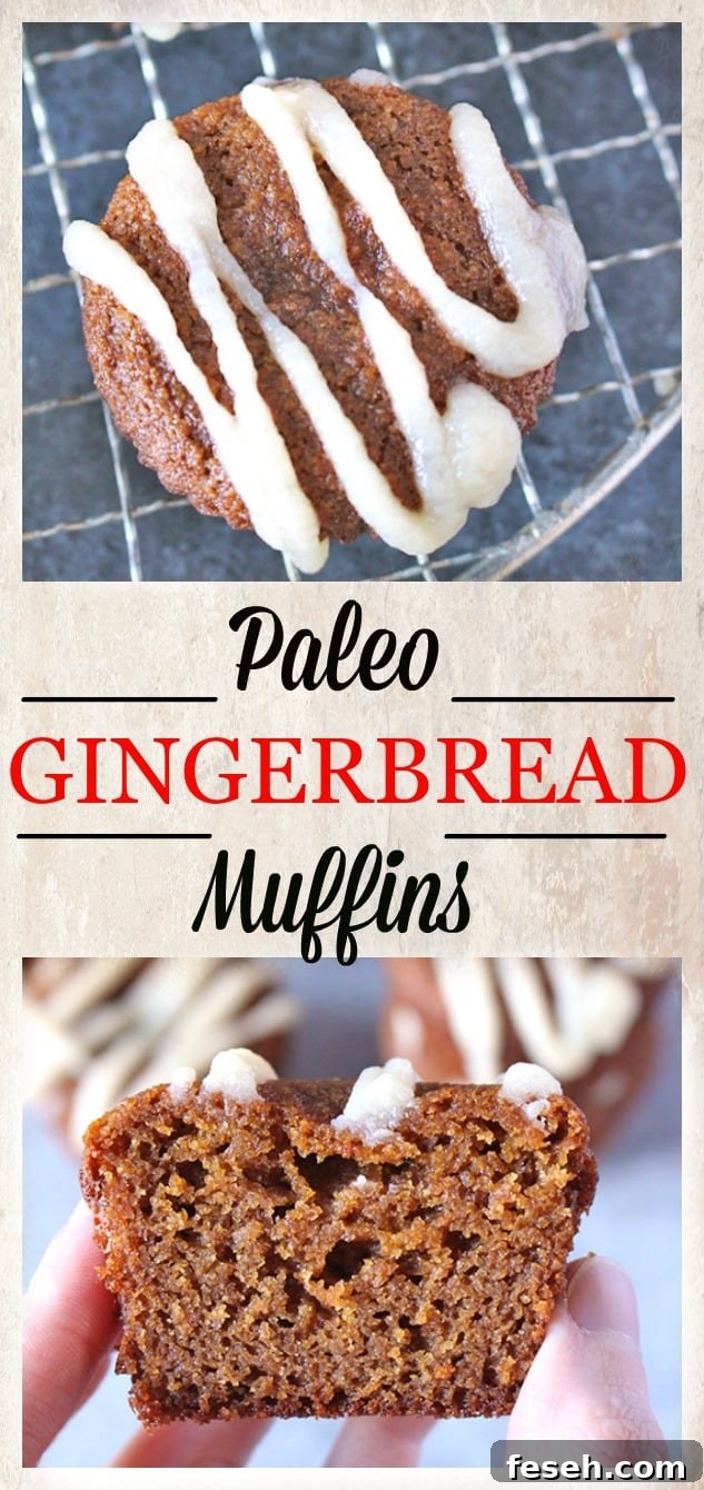 Paleo Gingerbread Muffins