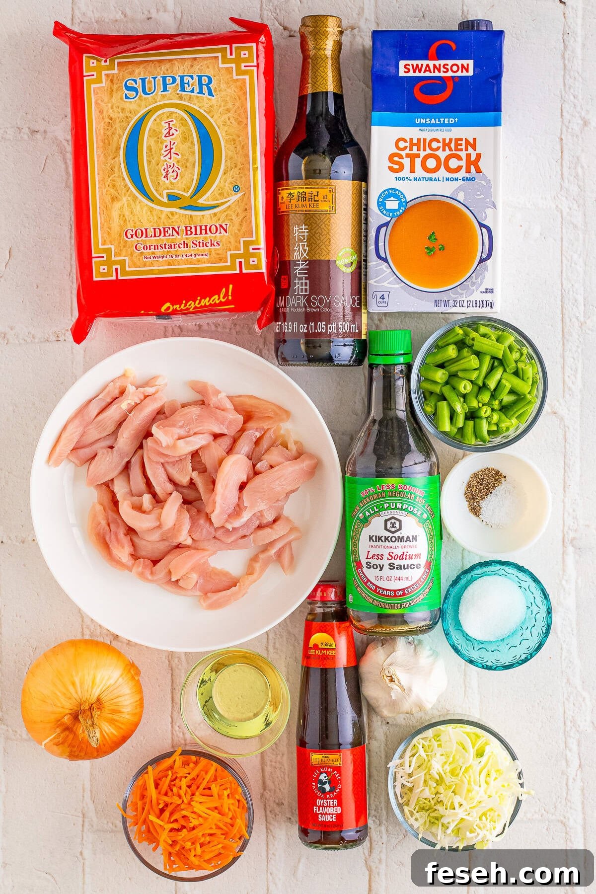 ingredients needed to make Pancit