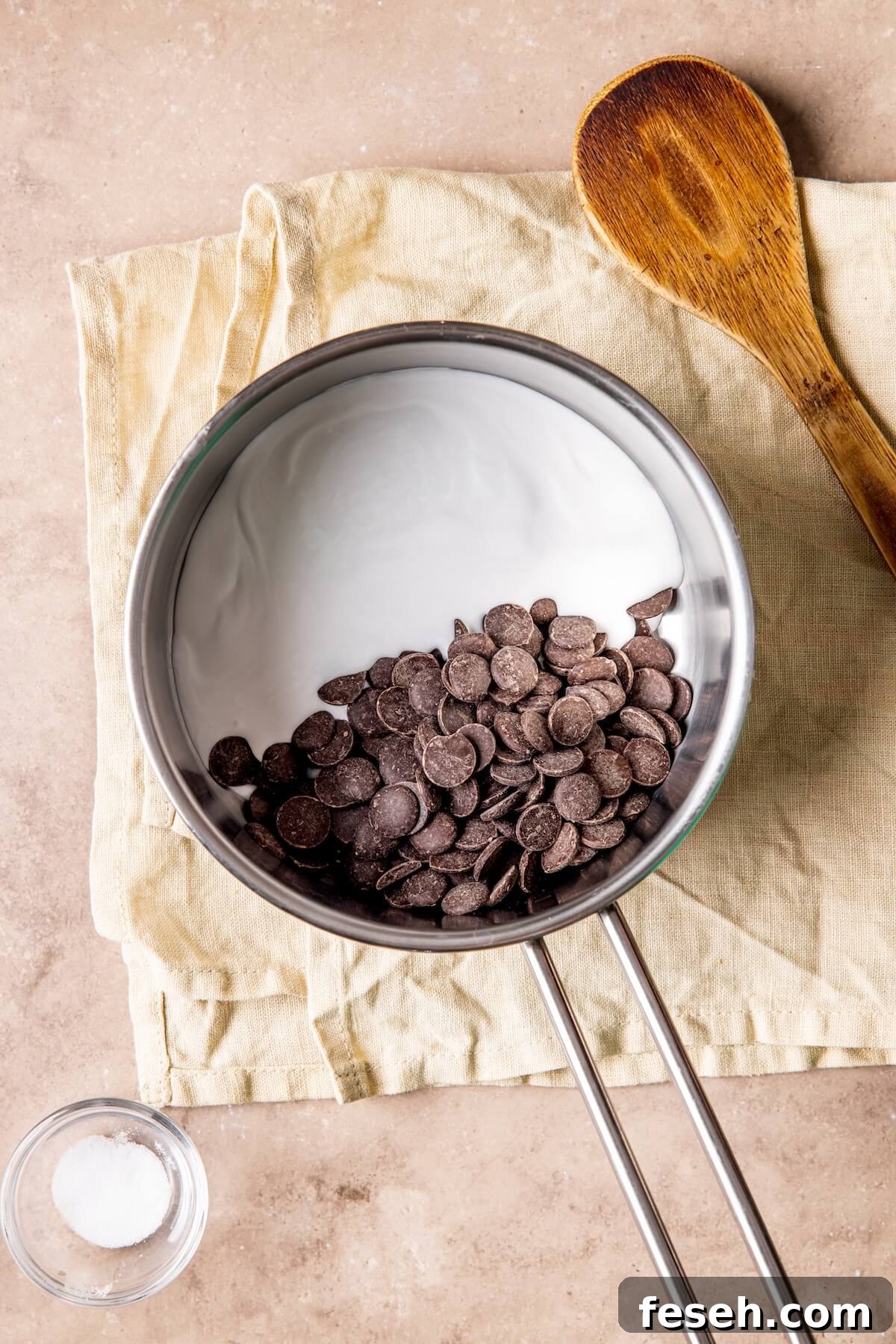 No Bake Peanut Butter Cookie Dough Bars with Chocolate Ganache Step 3 - Olivia Adriance