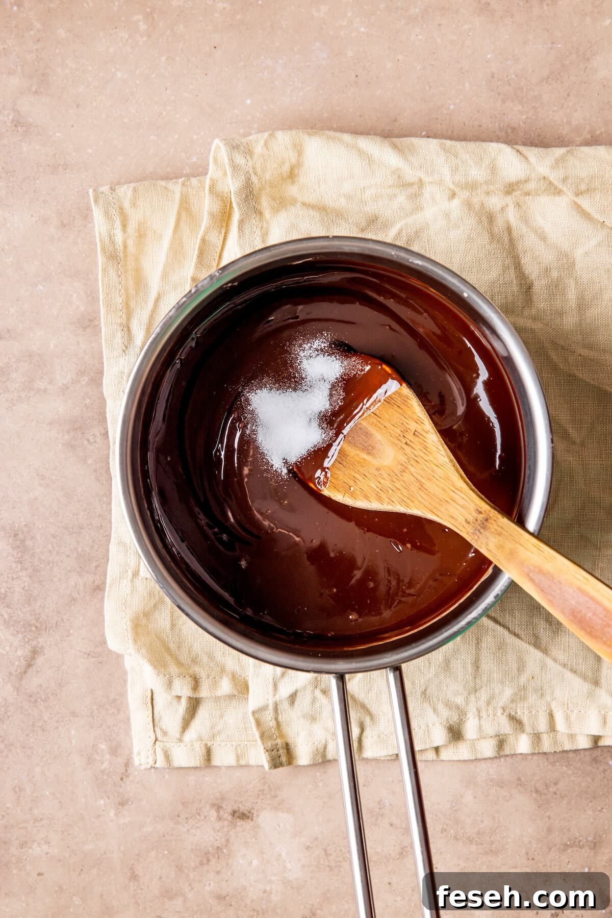 No Bake Peanut Butter Cookie Dough Bars with Chocolate Ganache Step 4 - Olivia Adriance