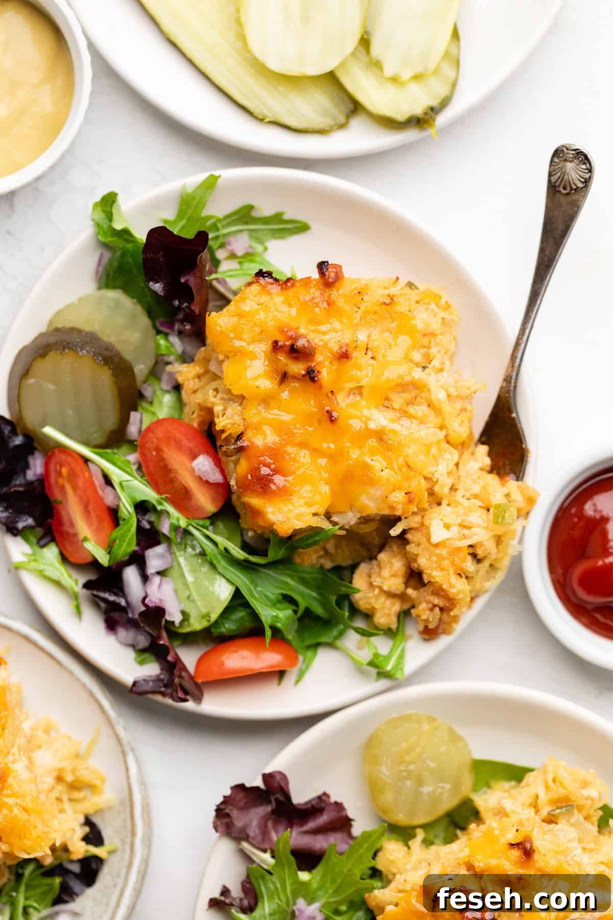 spaghetti squash cheeseburger bake
