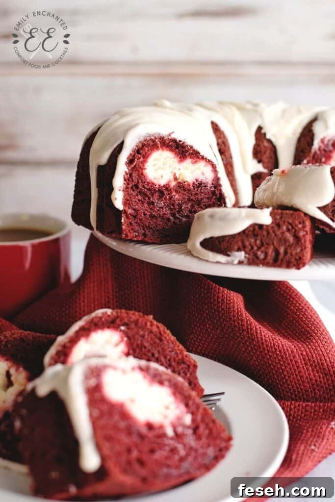 Red Velvet Cream Cheese Bundt Cake