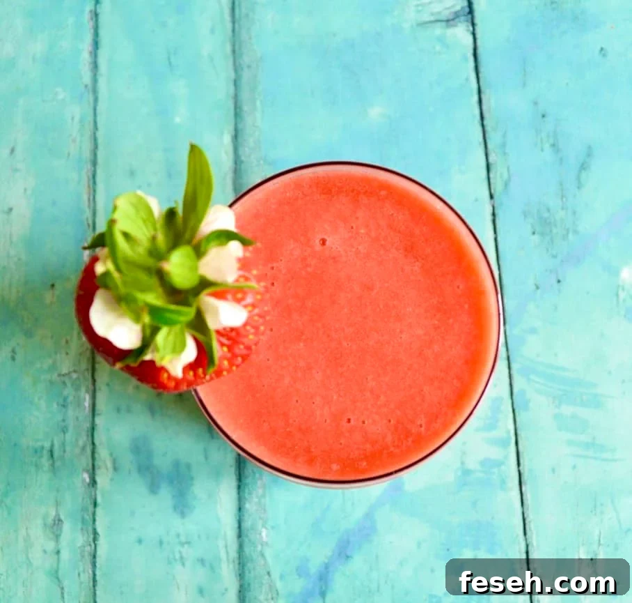 Watermelon Strawberry Smoothie