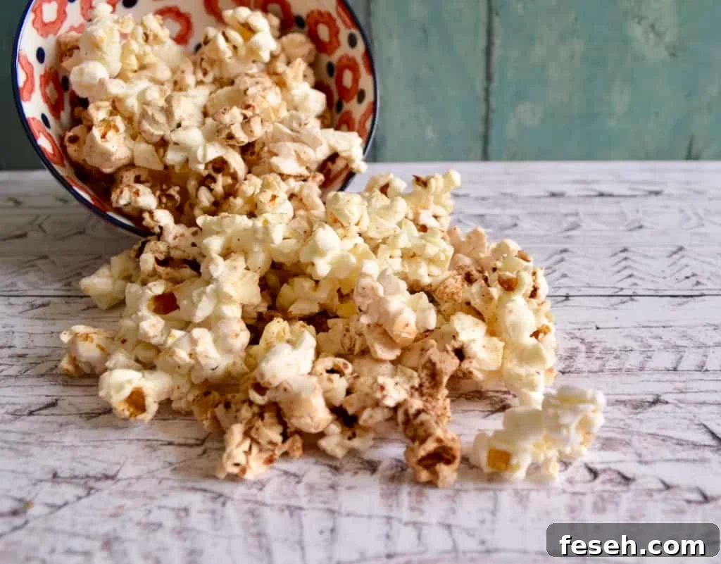 cinnamon sugar popcorn