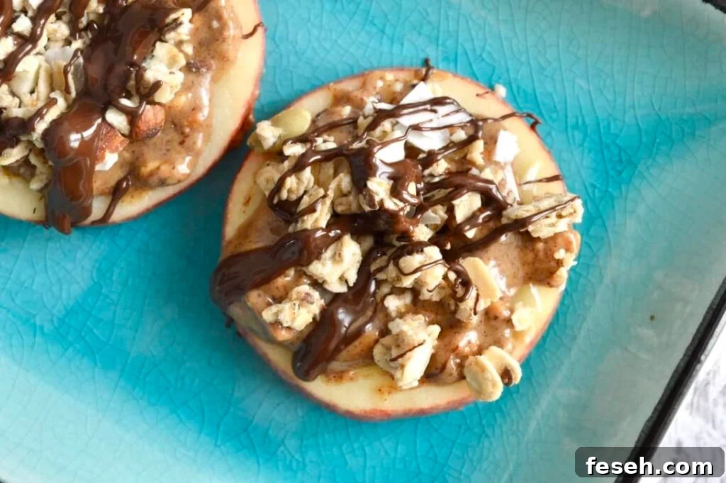 granola apple bites
