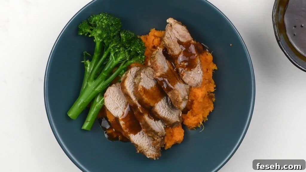 crockpot pork served over mash