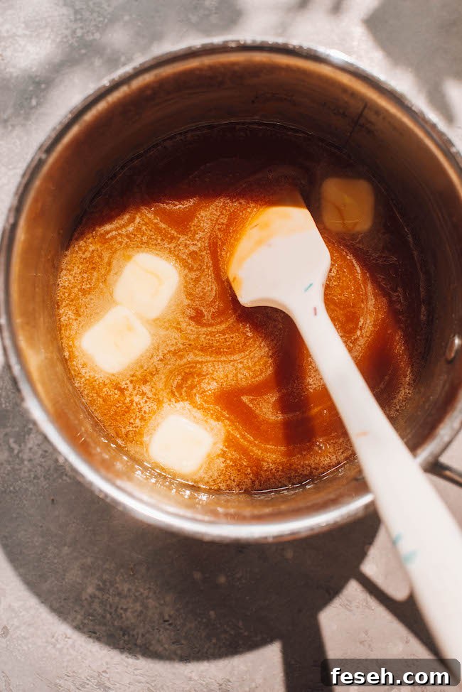 Spoonful of caramel