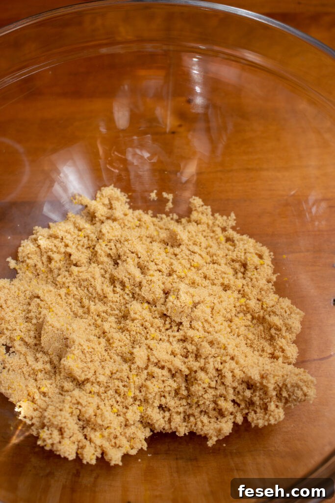 Wet ingredients in bowl