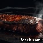 smoked ny strip steak