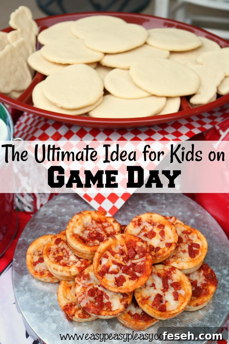 Check out the ultimate idea for kids on game day with this winning combo!