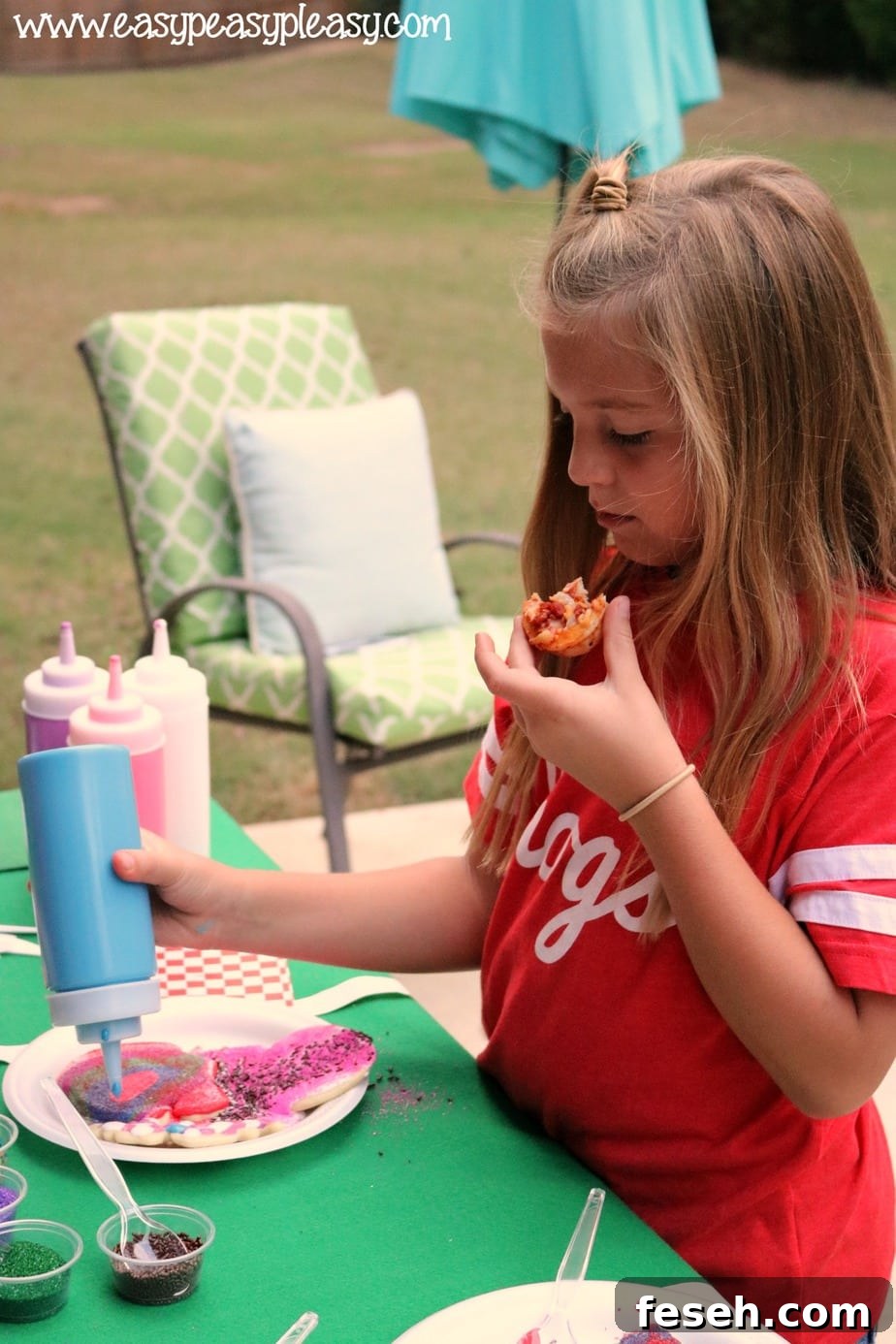 Pizza + Cookie Decorating = Game Day Fun For Kids