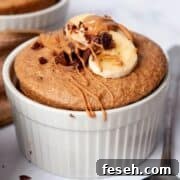 2-minute super fluffy microwave baked oats