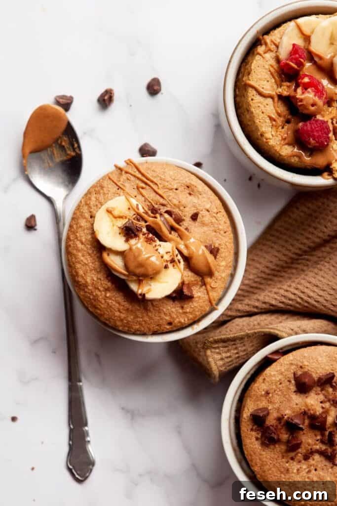 2 minute microwaved baked oats