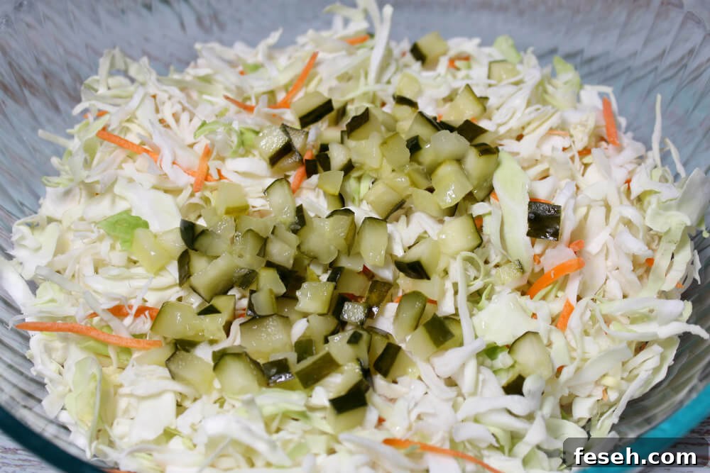 Dill Pickle Keto Coleslaw3