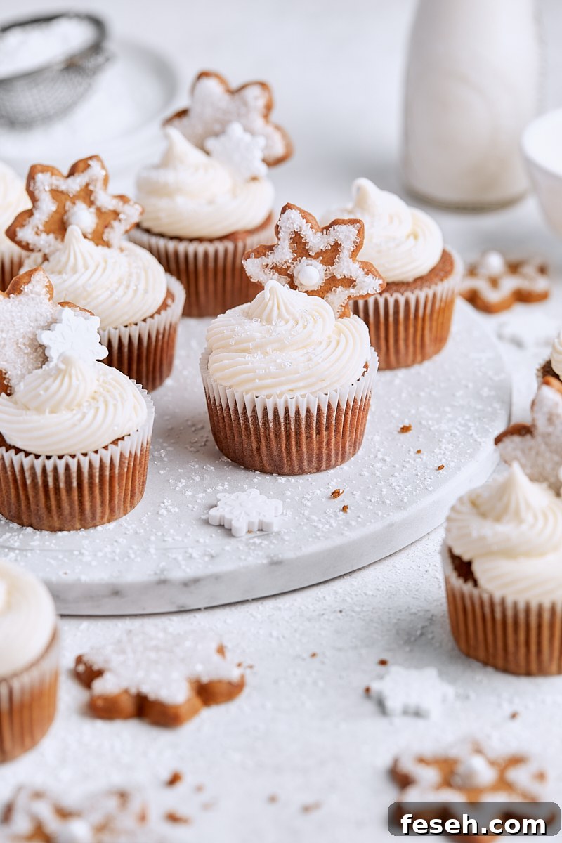 Classic Gingerbread Cupcakes
