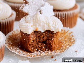 Classic Gingerbread Cupcakes