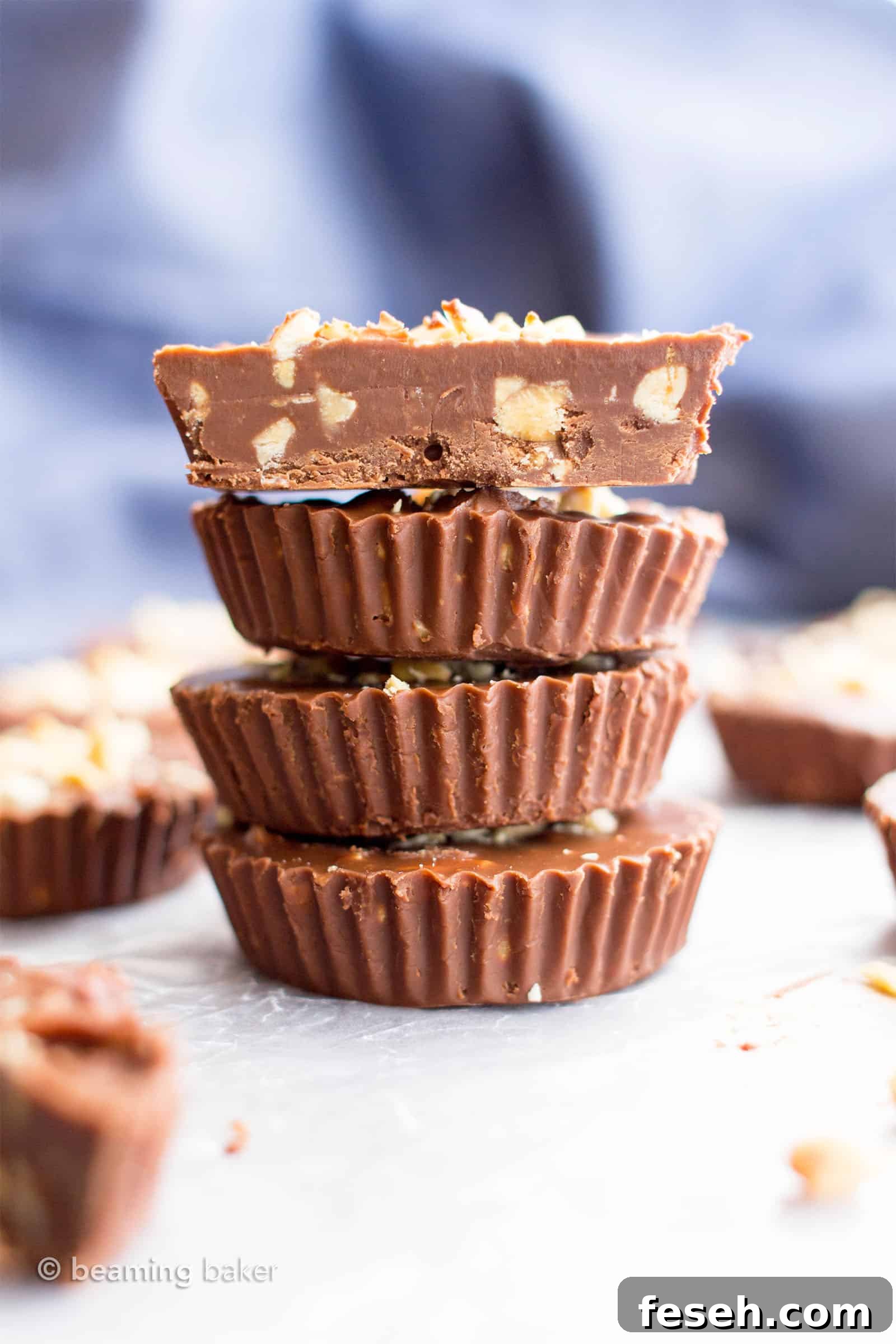 Chocolate Peanut Butter Fudge Cups