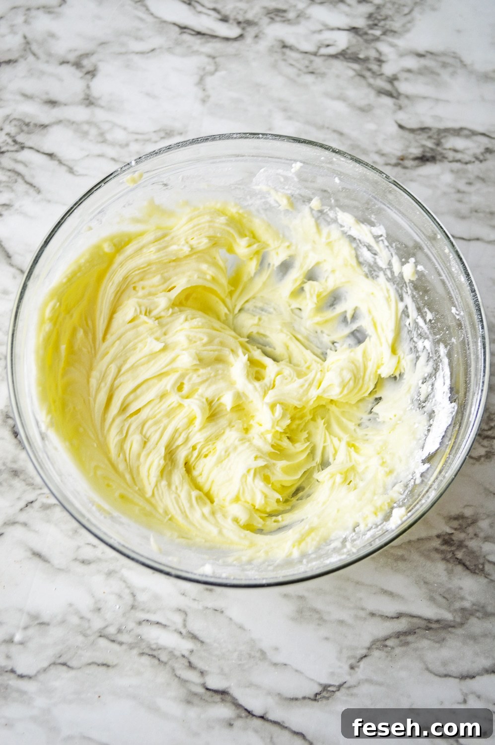 icing in a bowl