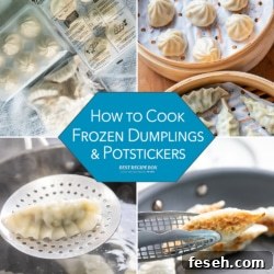 how to cook frozen dumplings and potstickers