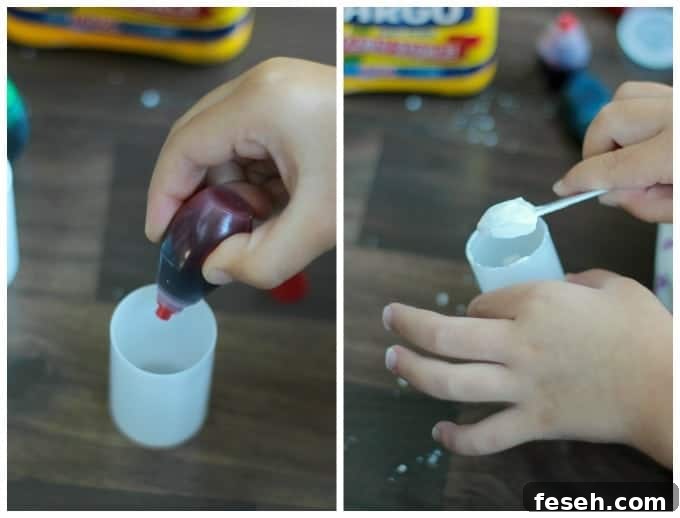 A science experiment, crowd pleaser, and boredom buster all in one! These sidewalk paint rockets splatter colorful bursts of chalk paint on the ground and clean up with water!