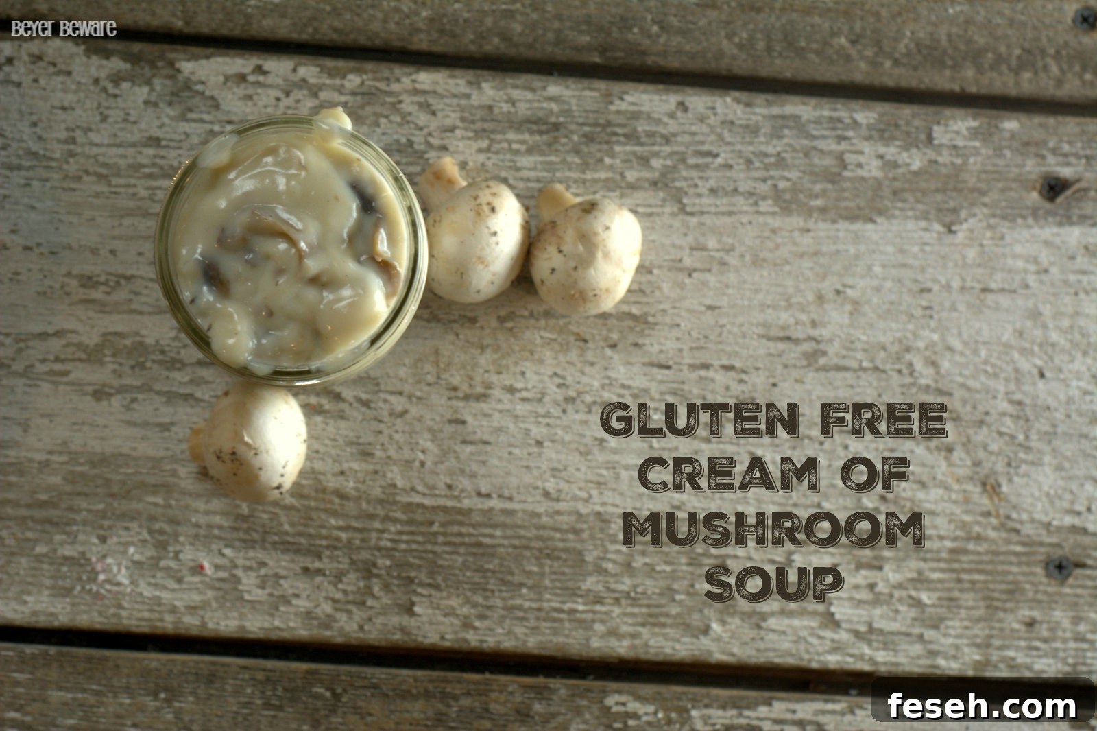 This easy Gluten Free Cream of Mushroom Soup is now a staple in my cooking for any recipe that calls for cream of mushroom soup.