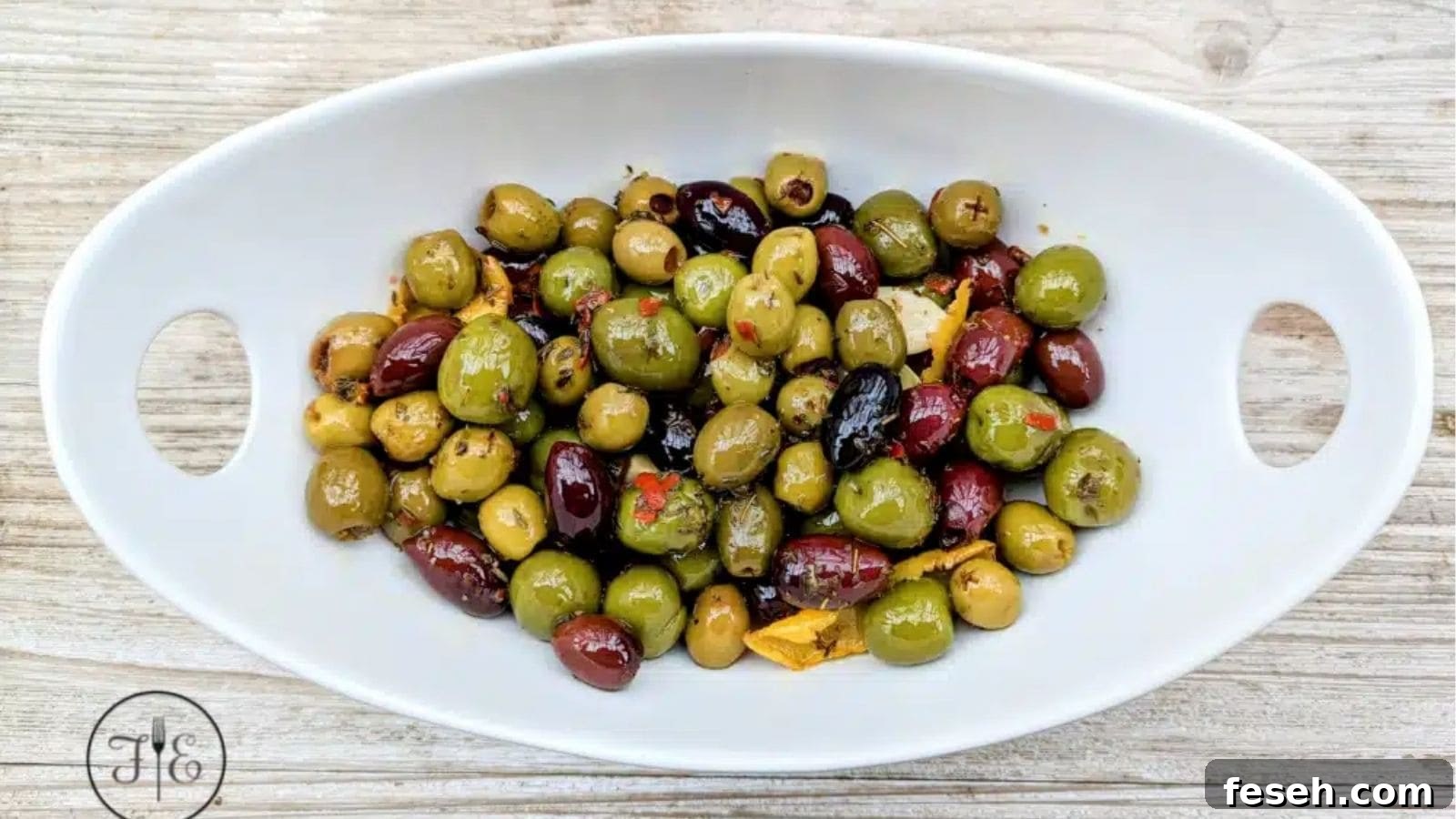 Slow Cooker Marinated Olives