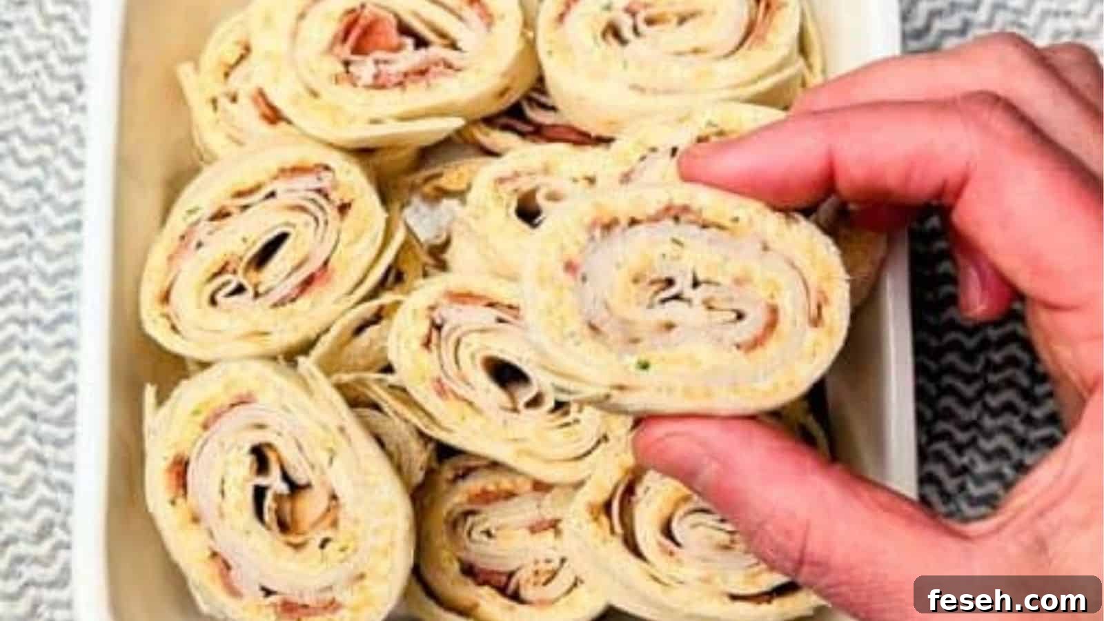 Turkey And Cheese Pinwheels