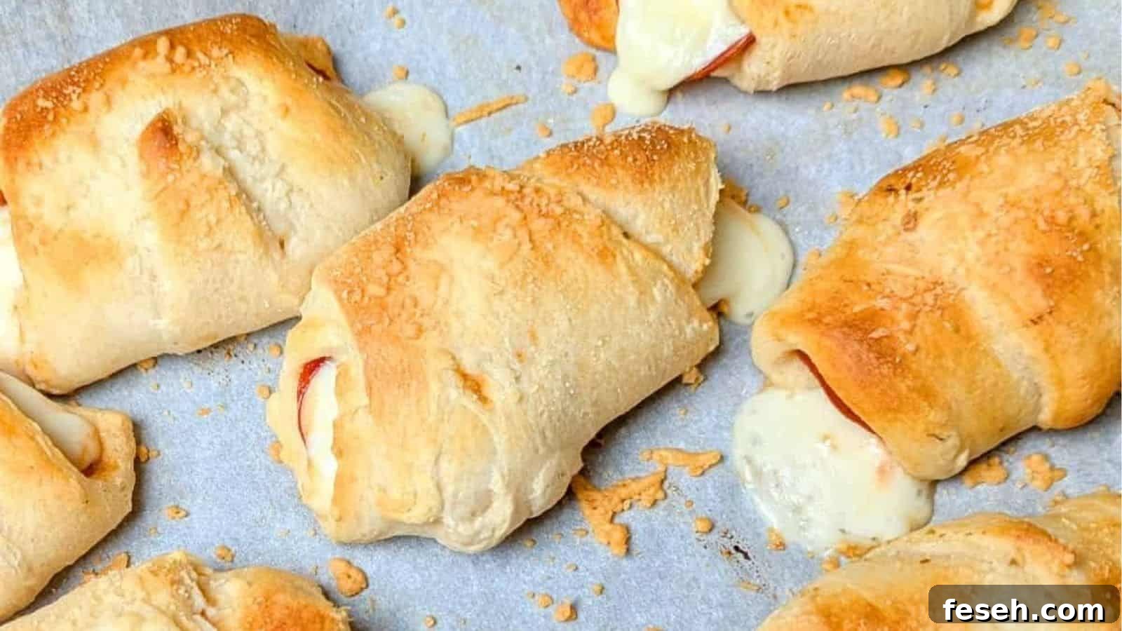 Pepperoni Pizza Crescent Rolls