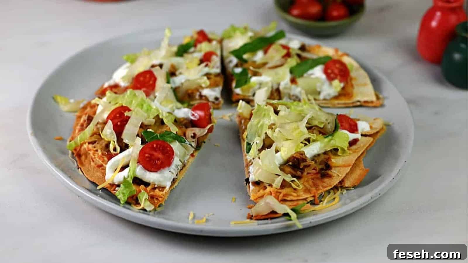 Air Fryer Mexican Pizza