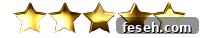 5 golden stars for rating recipes