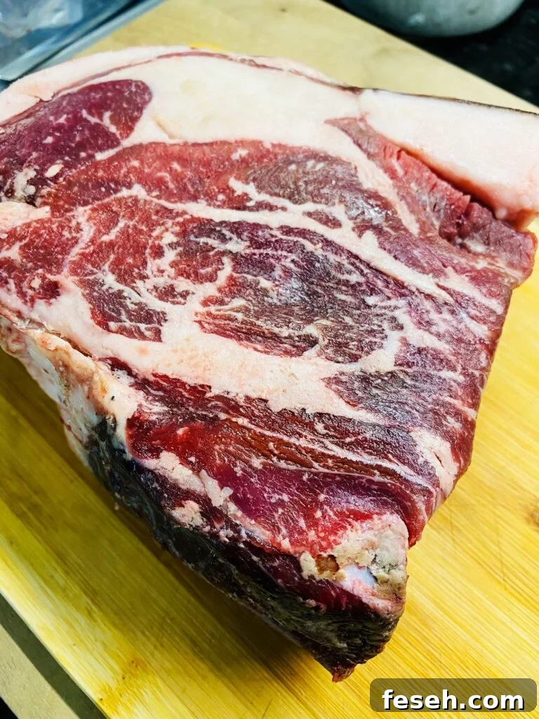 chuck roast before cutting